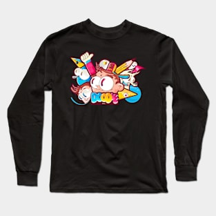 characters collage Long Sleeve T-Shirt